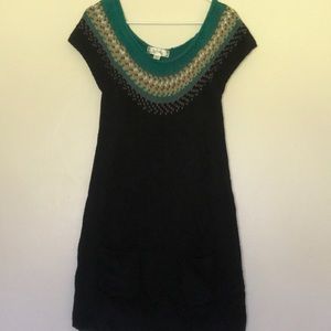 Short sleeved sweater dress